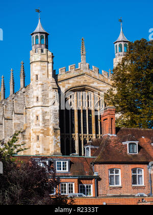 Eton College Chapel, Eton College School, Eton, NR Windsor, Berkshire, England, UK, GB. Stock Photo