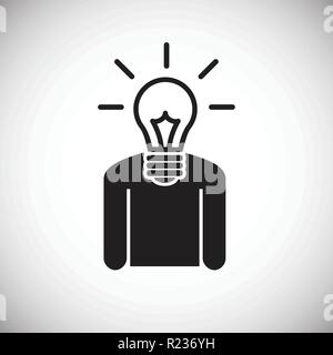 Coworker idea bulb on white background Stock Vector Image & Art - Alamy
