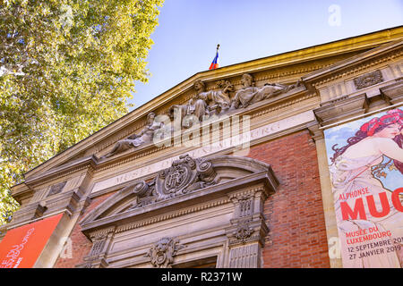France, Paris, 04 October 2018: Luxembourg Museum Stock Photo