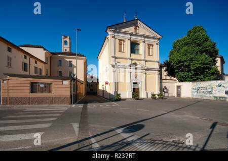 Italy, Lombardy, Crema, Santa Maria delle Grazie Sanctuary Stock Photo