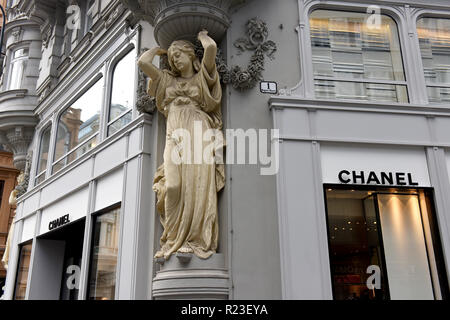 Chanel shop store on Bognergasse in Vienna, Austria Stock Photo