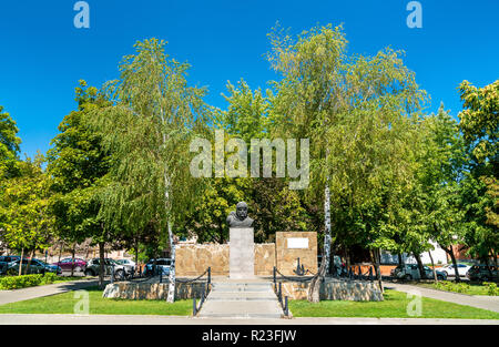 Monument to Georgy Sedov, a Russian Arctic explorer. Rostov-on-Don Stock Photo