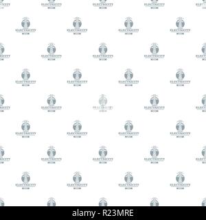 Power station pattern vector seamless Stock Vector