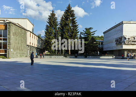 BATAK, BULGARIA - MAY 5, 2018: Center of historical town of Batak, Pazardzhik Region, Bulgaria Stock Photo