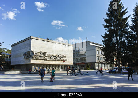 BATAK, BULGARIA - MAY 5, 2018: Center of historical town of Batak, Pazardzhik Region, Bulgaria Stock Photo