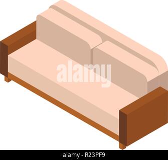 Leather sofa icon, isometric style Stock Vector Image & Art - Alamy