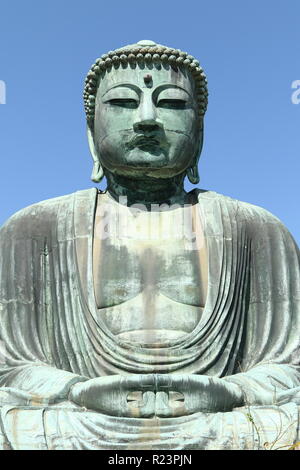 Daibutsu, Great Buddha statue at Kotoku-in temple, Kamakura, Kanagawa Prefecture, Japan Stock Photo