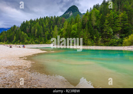 Lake and forest landscape. Stock Photo
