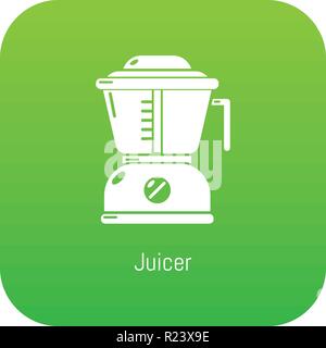 Juicer icon green vector Stock Vector