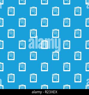 Check list pattern vector seamless blue Stock Vector