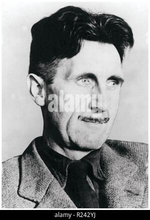 George Orwell Eric Arthur Blair Portrait Modern Illustration Stock