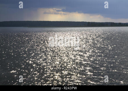 Seliger lake near Ostashkov. Russia Stock Photo