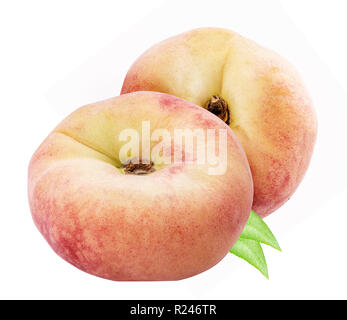 Fig peach isolated on white background. Stock Photo