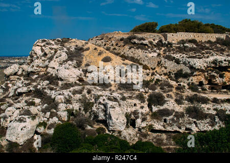 View to Victoria Lines, Malta Stock Photo