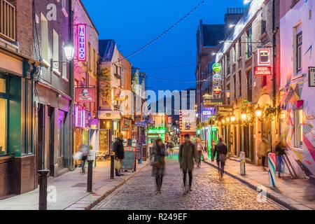 Temple Bar, Crown Alley, Dublin, Republic of Ireland, Europe Stock Photo
