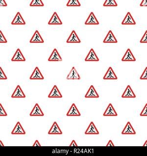 Crosswalk pattern seamless in flat style for any design Stock Vector