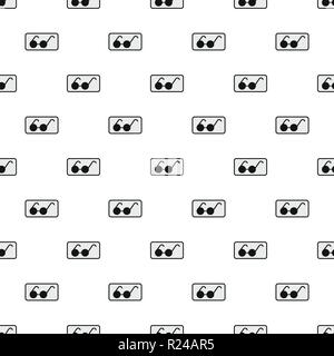 Glasses for the blind pattern seamless in flat style for any design Stock Vector