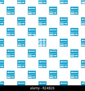 Road for route vehicle pattern seamless in flat style for any design Stock Vector