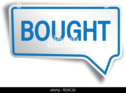 square speech bubble with shadow on white background Stock Vector