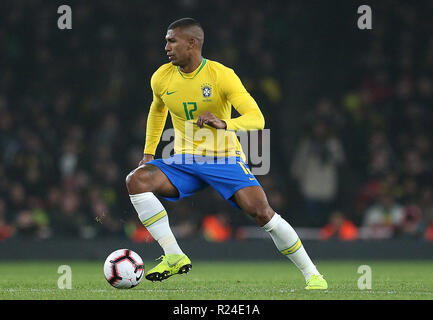 Brazil's Walace during the International Friendly match at the Emirates Stadium, London Stock Photo