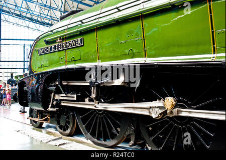 A4 Pacific No 60008 Dwight D Eisenhower, National Railway Museum, York, England Stock Photo