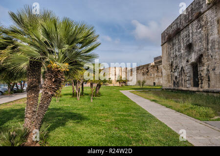 Castello di Carlo V, 16th century, castle in Lecce, Apulia, Italy Stock Photo