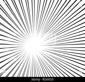 radial motion lines background texture abstract pattern design Stock Vector