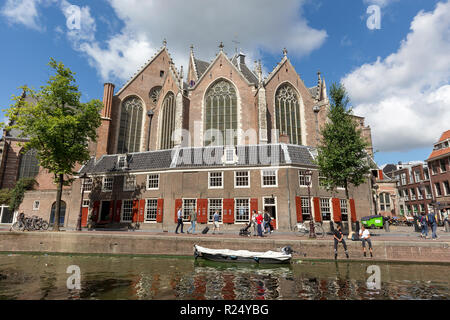 Oude Kerk (Old Church) In Amsterdam, Netherlands Stock Photo
