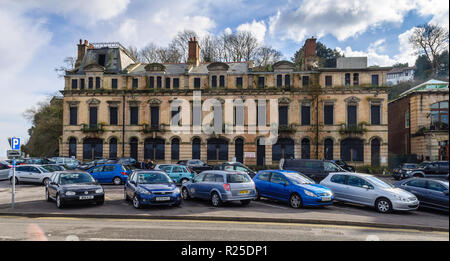 Q-Park Cardiff bay car park Wales UK Stock Photo - Alamy