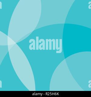 Abstract blue background with transparent circles a Stock Vector