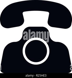 Phone icon in trendy flat style isolated on white background Stock Vector