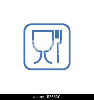 Food grade symbol isolated. Food safe sign. Food grade icon, vector ...