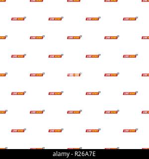Live new with hd pattern seamless in flat style for any design Stock Vector