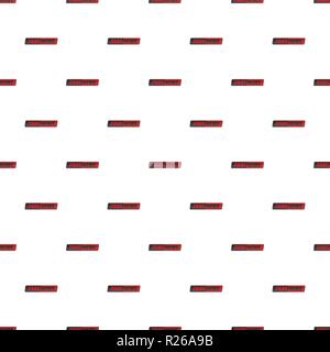 Fake news pattern seamless in flat style for any design Stock Vector