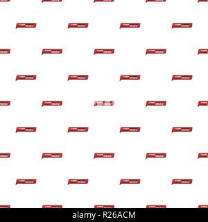 News pattern seamless in flat style for any design Stock Vector