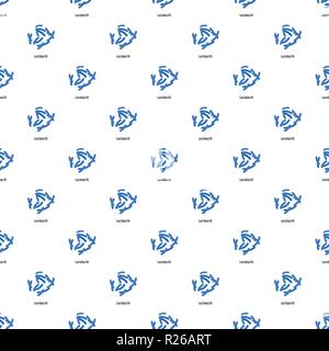 Lactobacilli pattern seamless in flat style for any design Stock Vector