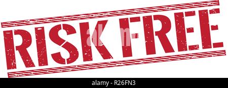 textured red Stamp on white background illustration Stock Vector