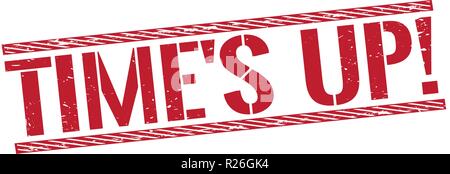 textured red Stamp on white background illustration Stock Vector