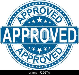 old grungy rubber stamp on white background Stock Vector