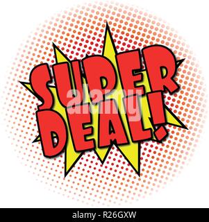 comic explosion with dots on white BACKGROUND Stock Vector