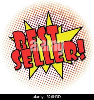 comic explosion with dots on white BACKGROUND Stock Vector