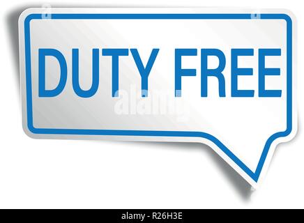 square speech bubble with shadow on white background Stock Vector