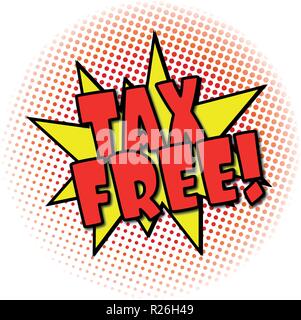 follow us comic explosion with dots on white Stock Vector