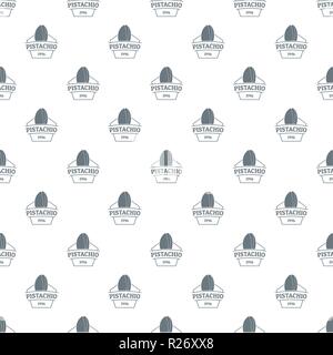 Pistachio pattern vector seamless Stock Vector