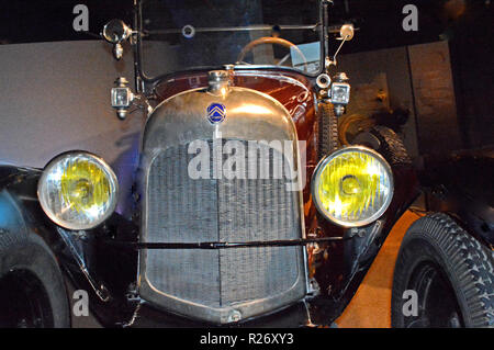 old Citroen type A 1919,  L' Aventure Michelin museum, Clermont-Ferrand, Puy-de-Dome, Auvergne, France Stock Photo