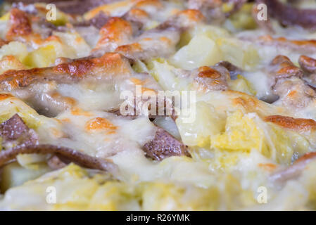 Pizzoccheri. Typical Italian dish from Valtellina, cooked in the oven Stock Photo