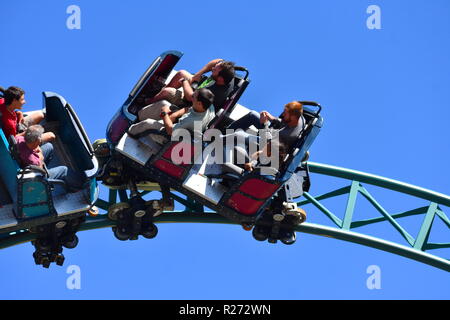 Tampa, Florida. October 25, 2018 Amazing and Terrific Cobra's Curse at Tampa Bay area. Stock Photo