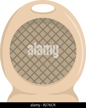 Portable fan icon. Flat illustration of portable fan vector icon for web Stock Vector