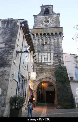 Visit Drôme points of interest : The bellfry Stock Photo