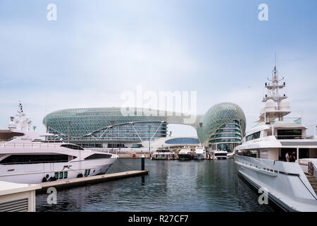 Yas Marina Viceroy Hotel, Yas Island, Abu Dhabi, UAE Stock Photo